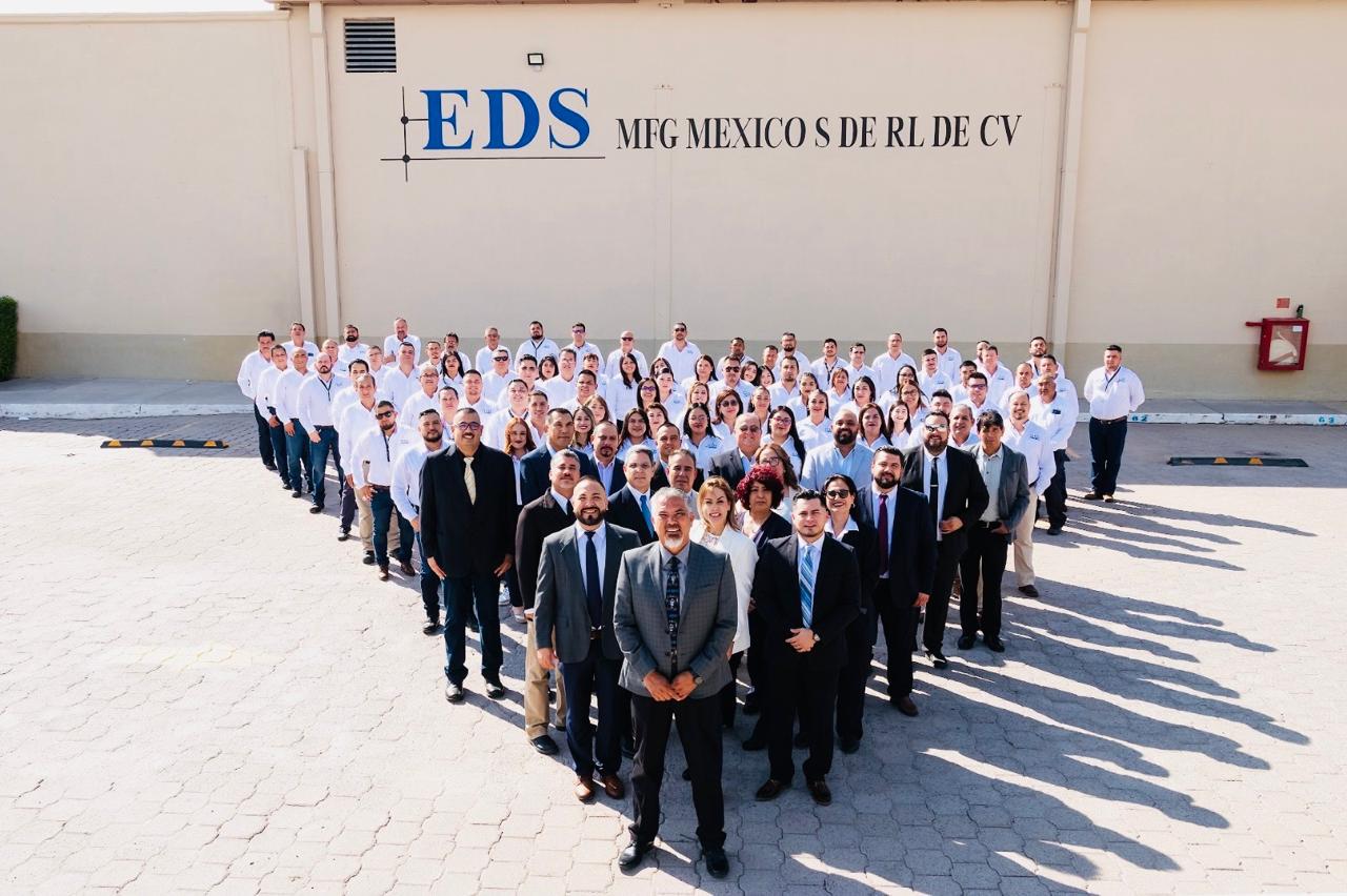 Engineers working at a desk